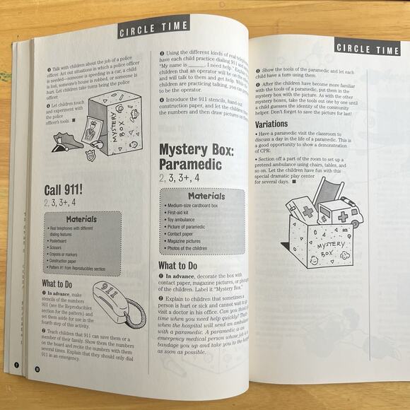 Scholastic Preschool Curriculum 5 Senses Hearing by Pamela Haussner Harvey 1999 - Picture 11 of 15